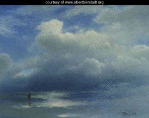 Oil sky Painting - Sea and Sky by Bierstadt, Albert