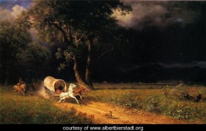 Oil bierstadt, albert Painting - The Ambush by Bierstadt, Albert