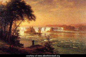 Oil bierstadt, albert Painting - The Falls Of St Anthony by Bierstadt, Albert
