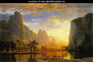 Oil bierstadt, albert Painting - Valley of the Yosemite 1864 by Bierstadt, Albert