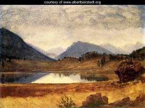 Oil bierstadt, albert Painting - Wind River Country II by Bierstadt, Albert