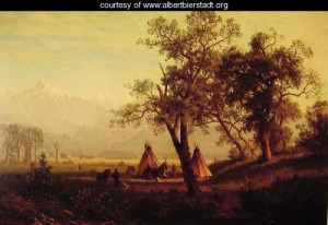 Oil bierstadt, albert Painting - Wind River Mountains Nebraska Territory by Bierstadt, Albert