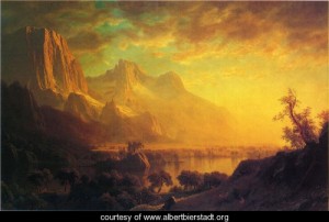 Oil bierstadt, albert Painting - Wind River, Wyoming by Bierstadt, Albert