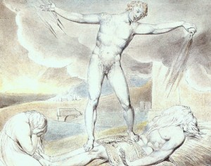 Oil blake, william Painting - Satan Smiting Job with Boils, 1826 by Blake, William