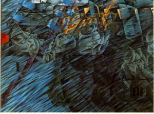 Oil boccioni, umberto Painting - States of Mind, Those who go  1911 by Boccioni, Umberto