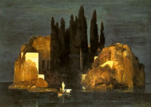 Oil bocklin, arnold Painting - The Isle of the Dead 1880 Kunstmuseum Basel by Bocklin, Arnold