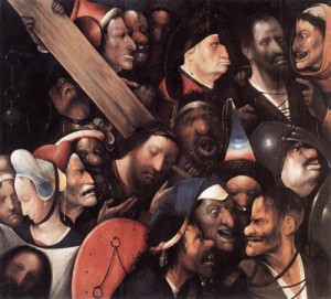 Oil bosch, hieronymus Painting - Christ Carrying the Cross  1515-16 by Bosch, Hieronymus