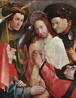 Oil bosch, hieronymus Painting - Christ Mocked  1508-09 by Bosch, Hieronymus