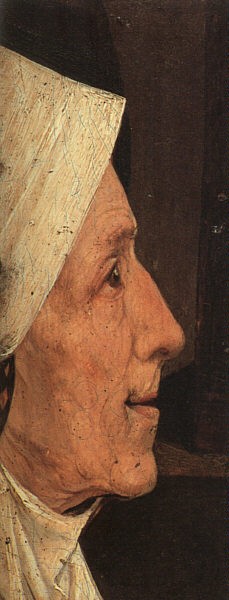 Oil bosch, hieronymus Painting - Head of a Woman by Bosch, Hieronymus