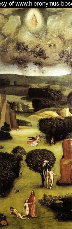 Oil bosch, hieronymus Painting - Triptych of Last Judgement (left wing) by Bosch, Hieronymus