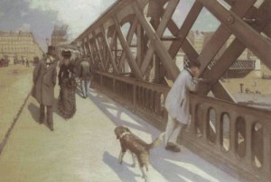 Oil caillebotte, gustave Painting - Esquisse pour le pont de l'Europe by Caillebotte, Gustave
