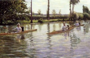 Oil caillebotte, gustave Painting - Perissoires   1877 by Caillebotte, Gustave