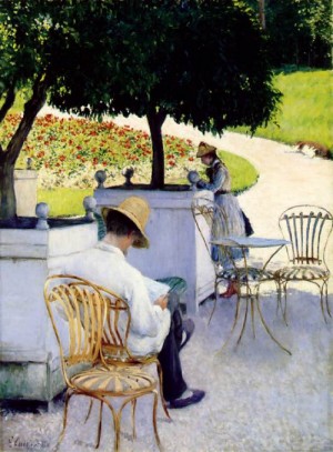 Oil caillebotte, gustave Painting - The Orange Trees 1878 by Caillebotte, Gustave