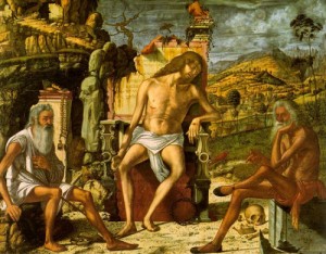 Oil carpaccio Painting - Meditation on Christ's Passion 1490s by Carpaccio