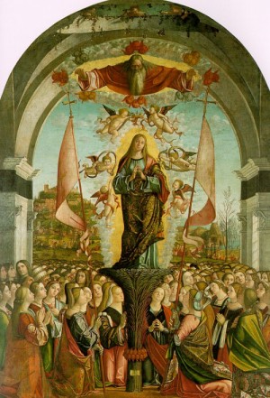 Oil carpaccio Painting - The Apotheosis of St. Ursula, 1491, by Carpaccio