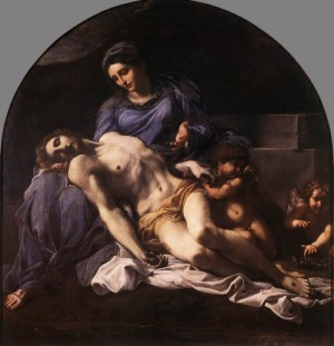  Photograph - Pieta  1599-1600 by Carracci, Annibale