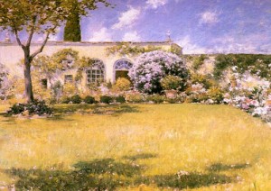 Oil chase, william merritt Painting - The Orangerie  1910 by Chase, William Merritt
