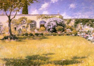  Photograph - The Orangerie  1910 by Chase, William Merritt