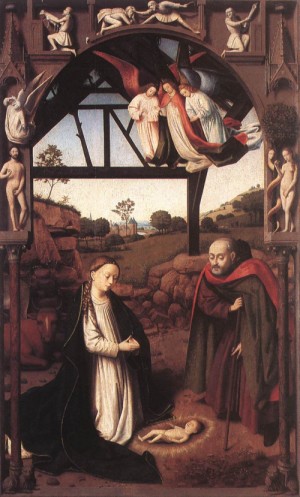  Photograph - Nativity   1452 by Christus, Petrus