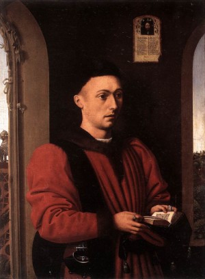  Photograph - Portait of a Young Man  - c. 1460 by Christus, Petrus