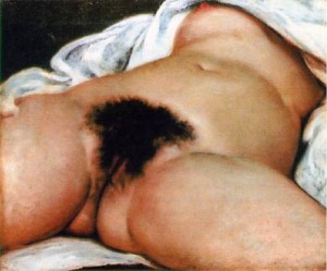 Oil courbet, gustave Painting - The Origin of the World  1866 by Courbet, Gustave