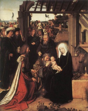  Photograph - Adoration of the Magi   c. 1500 by David, Gerard