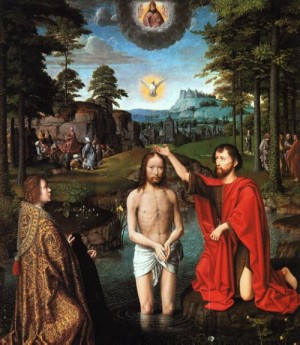 Oil david, gerard Painting - The Triptych of Jean Des Trompes by David, Gerard