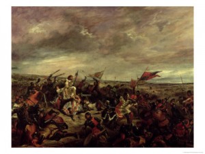 Oil delacroix, eugene Painting - King John II The Good of France at the Battle of Poitiers by Delacroix, Eugene