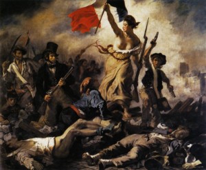  Photograph - Liberty Leading the People (28th July 1830)   1830 by Delacroix, Eugene
