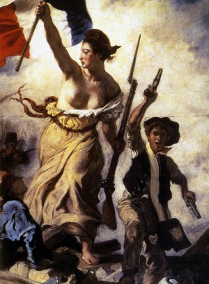  Photograph - Liberty Leading the People (detail)  1830 by Delacroix, Eugene