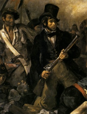  Photograph - Liberty Leading the People (detail)   1830 by Delacroix, Eugene