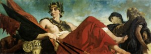 Oil delacroix, eugene Painting - War   1833-37 by Delacroix, Eugene
