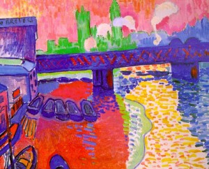 Oil derain, andre Painting - Charing Cross Bridge  1906 by Derain, Andre