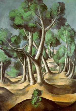 Oil derain, andre Painting - Grove  1912 by Derain, Andre