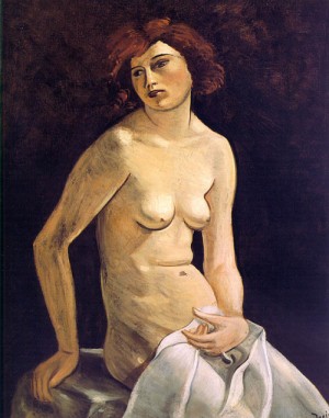 Oil derain, andre Painting - Jeune Fille 1925 by Derain, Andre