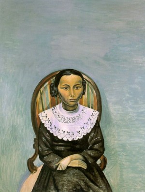 Oil portrait Painting - Portrait of a Young Girl in Black  1914 by Derain, Andre