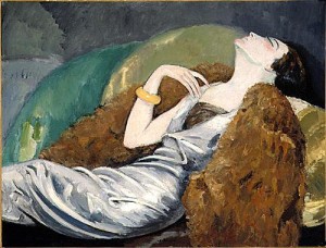 Oil dongen, kees van ar Painting - La Femme au Canape 1930 by Dongen, Kees van AR