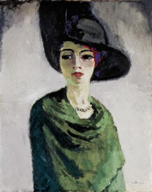 Oil dongen, kees van ar Painting - Lady in a Black Hat 1908 by Dongen, Kees van AR