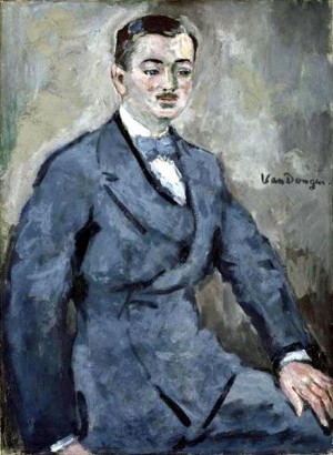 Oil portrait Painting - Portrait of Paul Guillaume 1930 by Dongen, Kees van AR