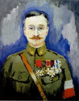 Oil dongen, kees van ar Painting - Portrait of the commander Edouard Requin 1918 by Dongen, Kees van AR