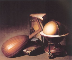  Photograph - Still Life with Globe, Lute, and Books   1635 by Dou, Gerrit