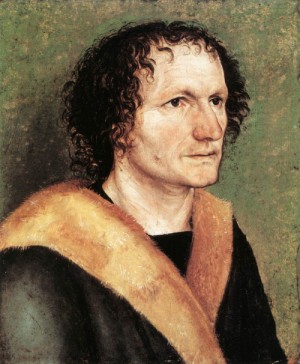 Oil portrait Painting - Portrait of a Man   1497-98 by Durer, Albrecht