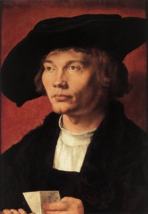 Oil portrait Painting - Portrait of Bernhard von Reesen    1521 by Durer, Albrecht