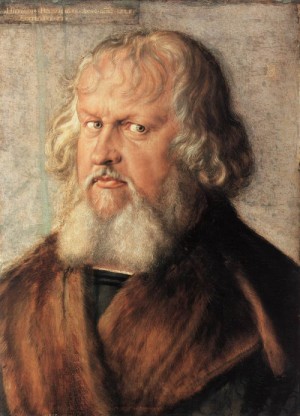 Oil portrait Painting - Portrait of Hieronymus Holzschuher    1526 by Durer, Albrecht