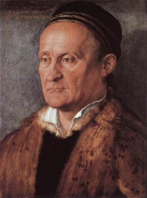 Oil portrait Painting - Portrait of Jakob Muffel   1526 by Durer, Albrecht