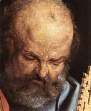 Oil durer, albrecht Painting - The Four Holy Men (detail)   1526 by Durer, Albrecht