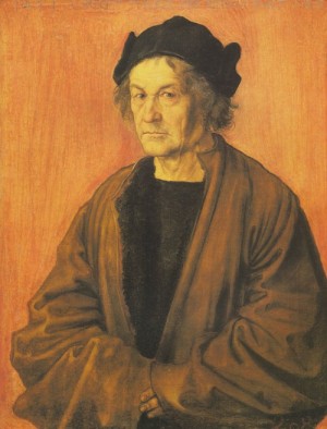 Oil durer, albrecht Painting - The Painter's Father, 1497 by Durer, Albrecht