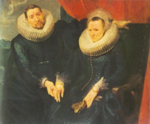 Oil dyck, anthony van Painting - Portrait of a Married Couple by Dyck, Anthony van