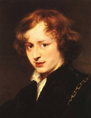  Photograph - Self Portrait (detail)   c. 1621 by Dyck, Anthony van