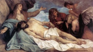 Oil dyck, anthony van Painting - The Lamentation of Christ by Dyck, Anthony van